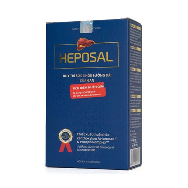 Thực phẩm bảo vệ sức khỏe Heposal (30 viên)