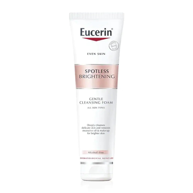 Bộ sản phẩm Eucerin Whitening UltraWhite+ Spotless Night và Sữa rửa mặt Eucerin Ultra White+ Spotless Cleansing Foam giúp giảm đốm nâu, thâm nám và phục hồi da ban đêm (1 combo)