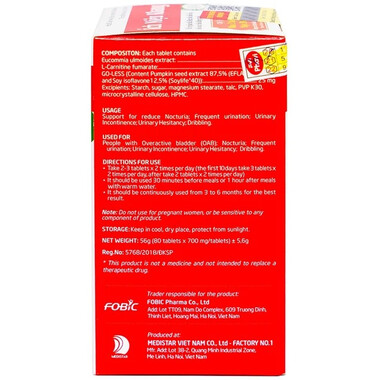 Thực phẩm bảo vệ sức khỏe Ích Niệu Khang (80 Viên)