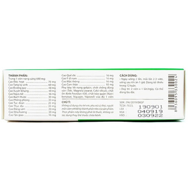 Thực phẩm bảo vệ sức khỏe tê nhức chân tay Bảo Nguyên (30 Viên)