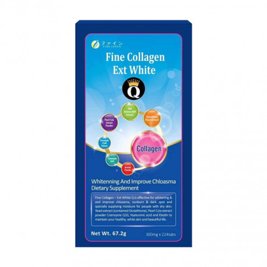 Thực phẩm bảo vệ sức khỏe Fine Collagen Q Ext White (225 viên)