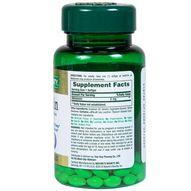 Thực phẩm bảo vệ sức khỏe Melatonin 5Mg (60 Viên)