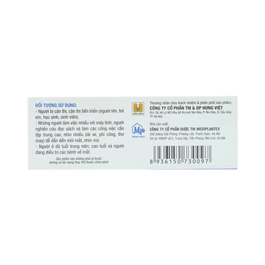 Thực phẩm bảo vệ sức khỏe ToVision (30 viên)