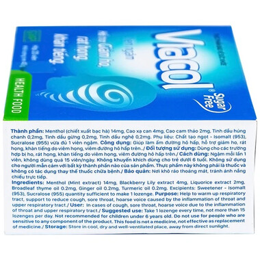 Thực phẩm bảo vệ sức khỏe viên ngậm Viacol® (20 viên)