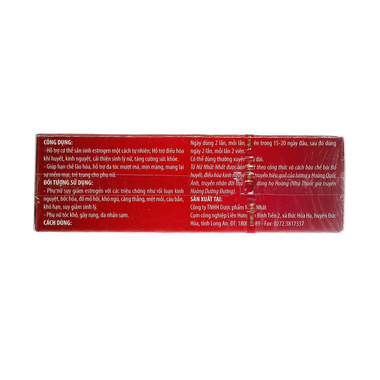 Thực phẩm bảo vệ sức khỏe Tố Nữ Nhất Nhất (10 viên)