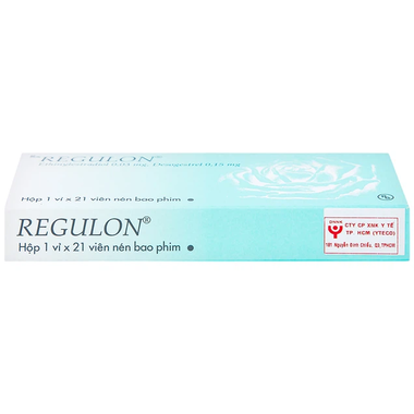 Thuốc tránh thai hằng ngày Regulon (1 vỉ x 21 viên)