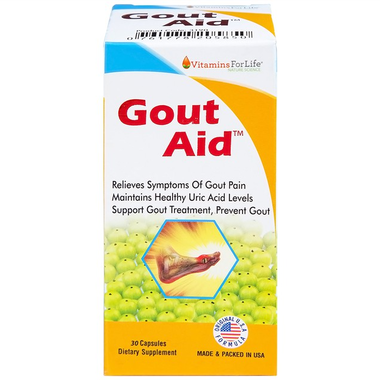 Thực phẩm bảo vệ sức khỏe Gout Aid (30 viên)