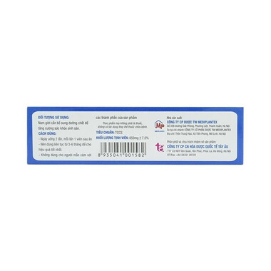 Thực phẩm bảo vệ sức khỏe SpermQ (30 viên)