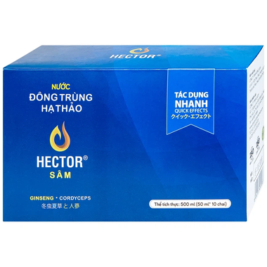 Nước Đông Trùng Hạ Thảo Hector Sâm (10 chai x 50ml)