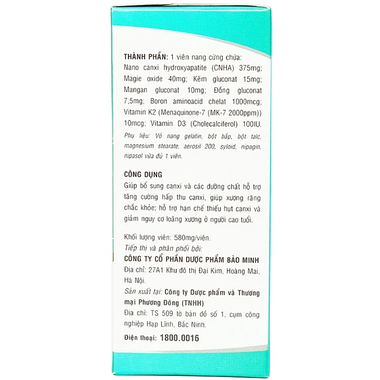 Thực phẩm bảo vệ sức khỏe Avisure Hi-Cal (60 viên)