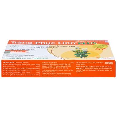 Thực phẩm bảo vệ sức khỏe Tràng Phục Linh Plus (Hộp 2 vỉ x 10 viên)