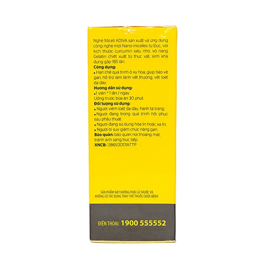 Thực phẩm bảo vệ sức khỏe Nghệ Micell Adiva (30 viên)