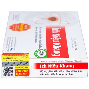 Thực phẩm bảo vệ sức khỏe Ích Niệu Khang (20 Viên)