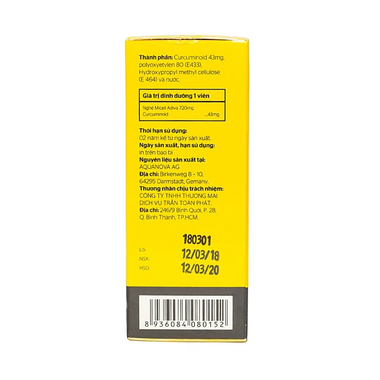 Thực phẩm bảo vệ sức khỏe Nghệ Micell Adiva (30 viên)