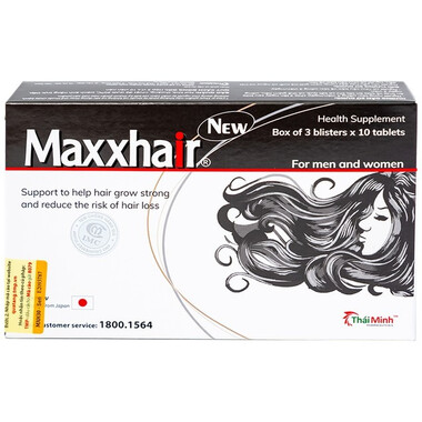 Thực phẩm bảo vệ sức khỏe Maxxhair (30 Viên)