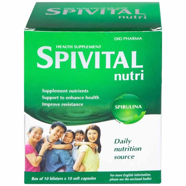 Thực phẩm bảo vệ sức khỏe Spivital Nutri (100 viên)