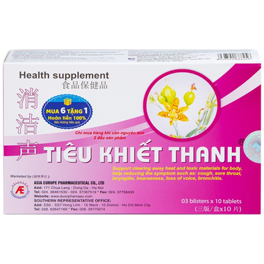 Thực phẩm bảo vệ sức khỏe Tiêu Khiết Thanh (30 viên)