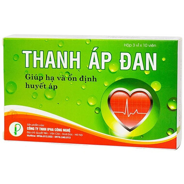 Thực phẩm bảo vệ sức khỏe viên nén Thanh Áp Đan (30 Viên)