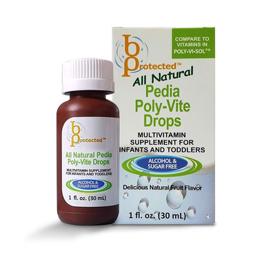 Thực phẩm bảo vệ sức khỏe All Natural Pedia Poly Vite Drops - Vitamin tổng hợp cho trẻ em (30ml)