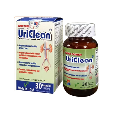 Thực phẩm bảo vệ sức khỏe Super Power Uriclean (30 viên)