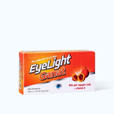 Thực phẩm bảo vệ sức khỏe viên nang mền Eyelight Ganat (30 Viên)