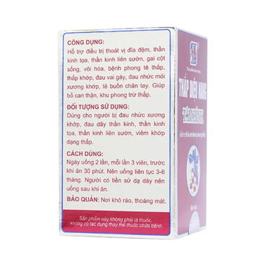 Thực phẩm bảo vệ sức khỏe Thấp Diệu Nang Tâm Bình (60 viên)