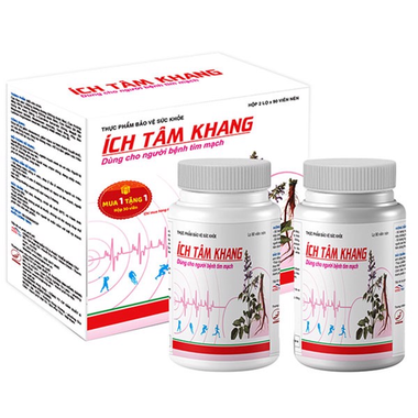 Thực phẩm bảo vệ sức khỏe Ích Tâm Khang (180 viên)