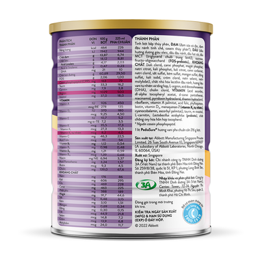 Sữa bột dinh dưỡng Pediasure hương vani dành cho trẻ biếng ăn từ 1-10 tuổi (850g)