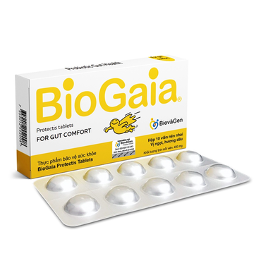 Thực phẩm bảo vệ sức khỏe BioGaia Protectis Tablets (10 viên)