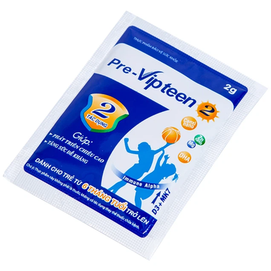 Thực phẩm bảo vệ sức khỏe Pre-Vipteen 2 (20 gói x 2g)