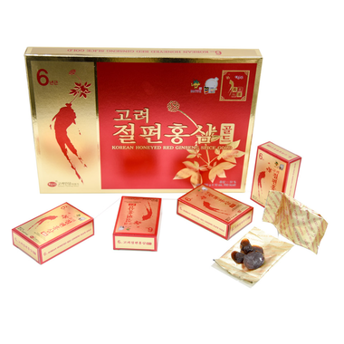 Hồng sâm lát tẩm mật ong Korean Honeyed Red Gingseng Slice Gold (10 gói x 20g)