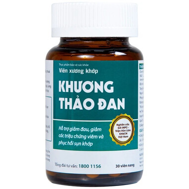 Thực phẩm bảo vệ sức khỏe viên xương khớp Khương Thảo Đan (30 Viên)