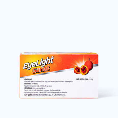 Thực phẩm bảo vệ sức khỏe viên nang mền Eyelight Ganat (30 Viên)