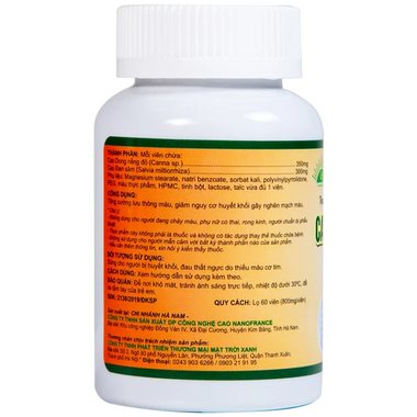 Thực phẩm bảo vệ sức khỏe Cardocorz (60 viên)