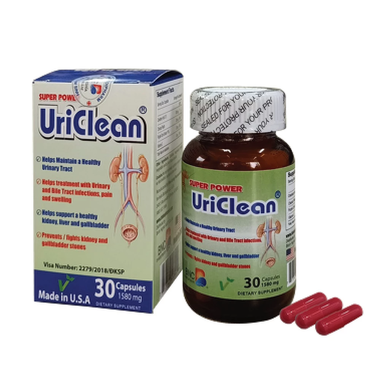 Thực phẩm bảo vệ sức khỏe Super Power Uriclean (30 viên)