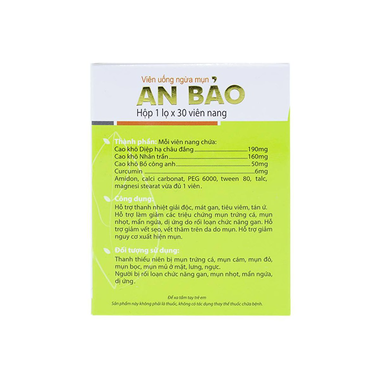 Thực phẩm bảo vệ sức khỏe An Bảo Gold (30 viên)