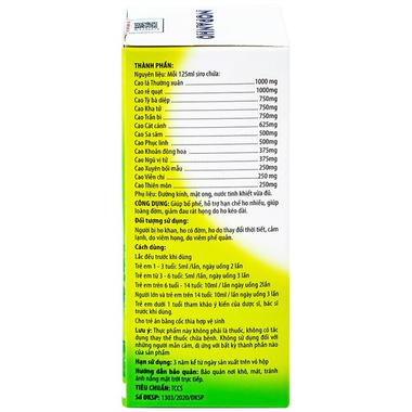 Thực phẩm bảo vệ sức khỏe Nopanho (125ml)