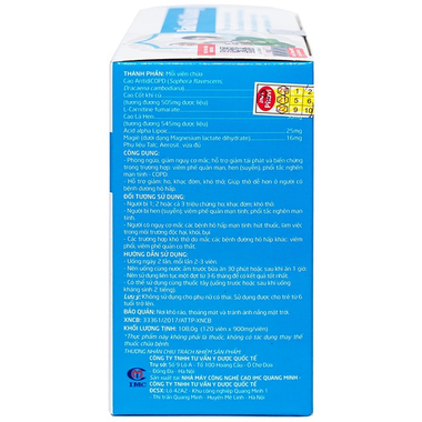 Thực phẩm bảo vệ sức khỏe Bảo Khí Khang (120 viên)