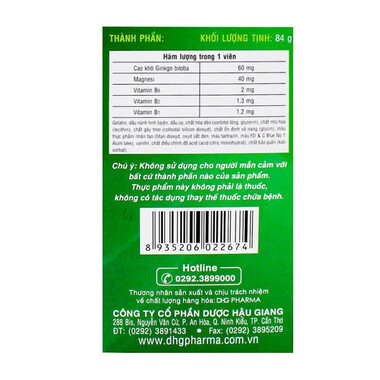 Thực phẩm bảo vệ sức khỏe Taginba Plus (100 Viên)