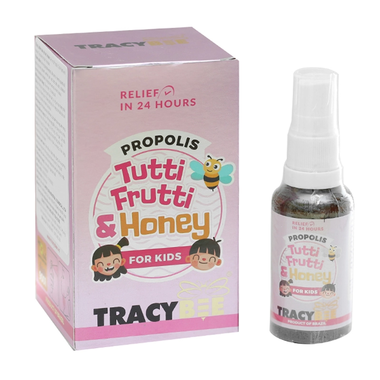Xịt họng keo ong Propolis Tutti Frutti & Honey for Kids Tracybee (30ml)
Xịt họng keo ong Propolis Tutti Frutti & Honey for Kids Tracybee (30ml)