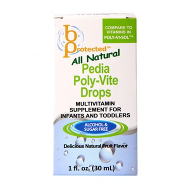 Thực phẩm bảo vệ sức khỏe All Natural Pedia Poly Vite Drops - Vitamin tổng hợp cho trẻ em (30ml)
