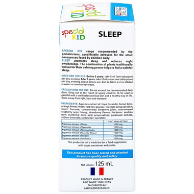 Thực phẩm bảo vệ sức khỏe Special Kid Sommeil (125ml)