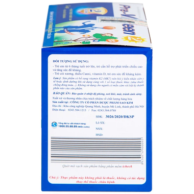 Thực phẩm bảo vệ sức khỏe Pre-Vipteen 2 (20 gói x 2g)