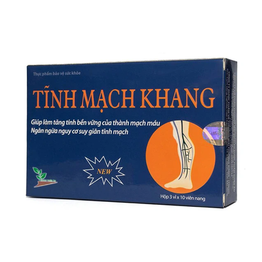 Thực phẩm bảo vệ sức khỏe Tĩnh Mạch Khang (30 viên)