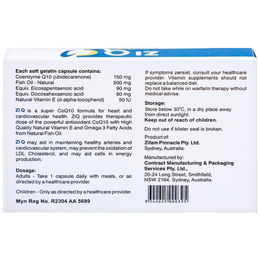 Thực phẩm bảo vệ sức khỏe Zi-Q (10 viên)