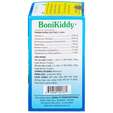 Thực phẩm bảo vệ sức khỏe BoniKiddy+ (60 viên)