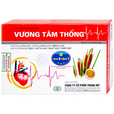 Thực phẩm bảo vệ sức khỏe Vương Tâm Thống (30 viên)