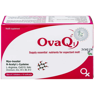 Thực phẩm bảo vệ sức khỏe Ovaq1 (60 viên)