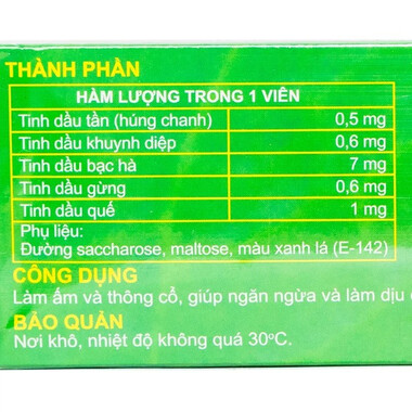 Kẹo ngậm thảo dược Eugica Candy giảm ho, đau rát họng (100 viên)