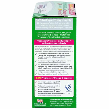 Thực phẩm bảo vệ sức khỏe Pregnacare Plus Omega-3 (56 viên)